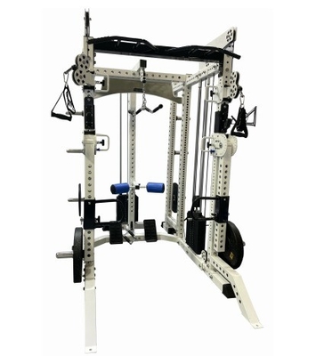 Bodybuilding Fitness Fitness Fitness-Ausrüstung Beinpresse Kniebeugen-Rack Kraftkäfig Alles in einem Multi-Funktion Smith-Maschine