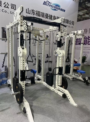 Bodybuilding Fitness Fitness Fitness-Ausrüstung Beinpresse Kniebeugen-Rack Kraftkäfig Alles in einem Multi-Funktion Smith-Maschine