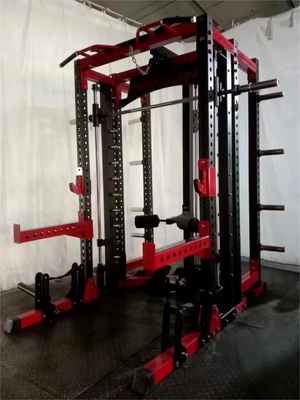 Bodybuilding Fitness Fitness Fitness-Ausrüstung Beinpresse Kniebeugen-Rack Kraftkäfig Alles in einem Multi-Funktion Smith-Maschine