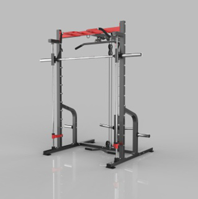 Personalisierter Logo Funktionaler Trainer und Smith-Maschine-Squat-Rack für kommerzielle Fitness