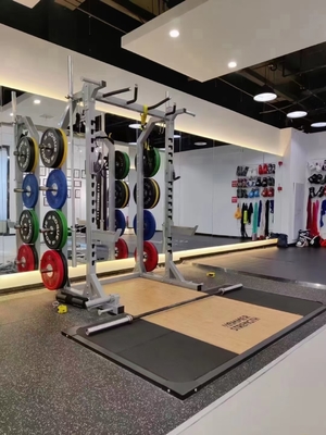 Q235 Rechteckige Rohr Stahl Fitnessstudio-Ausrüstung Kniebeutel mit 1320*1680*2320 Abmessungen