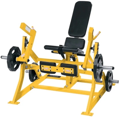 Mittleres Ladegerät Iso Lateral Leg Curl Extension Verstellbare Gewichte für Krafttraining