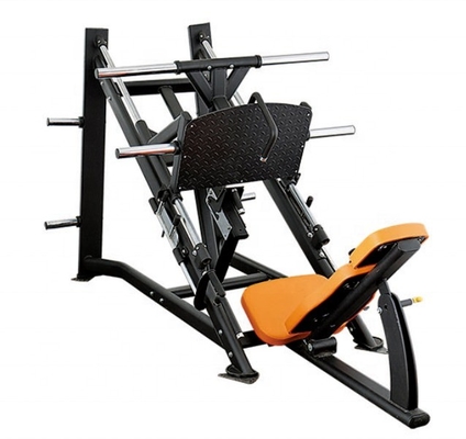 Mittlerer Ladegerät aus Stahl 45 Grad Beinpressplatte belastet Krafttrainings Fitnessstudio Ausrüstung