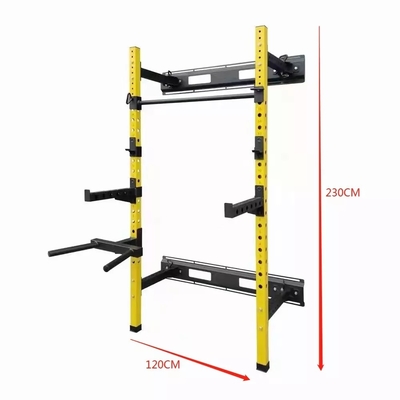 Oberfläche Zwei-Schicht-elektrostatische Pulverbeschichtung Klappbare Pull-Up-Bar für Smith-Maschine