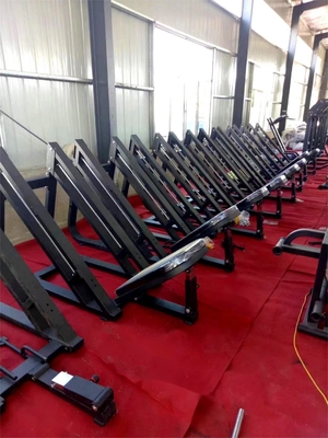 Plattenbelastete Hack-Squat-Maschine für Beinmuskeltraining Fitness-Kraftgeräte
