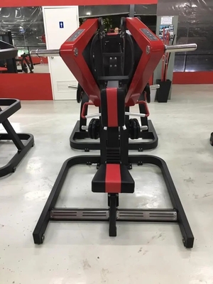 Fitnessstudio Brust Schulter Übungsplatte Belastet Rücken Erweiterung Lat Ziehen Sie nach unten Sitzen niedrige Reihe