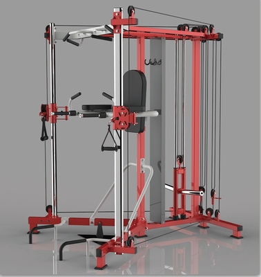 Funktionale Trainer umfassende Ausbildung Kabel Crossover Multifunktions Smith-Maschine