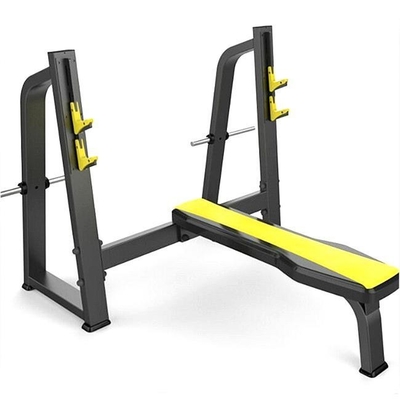 Stahlmedium Loader Fitnessgeräte Schulter Brustpresse mit Flachgewichtsbank