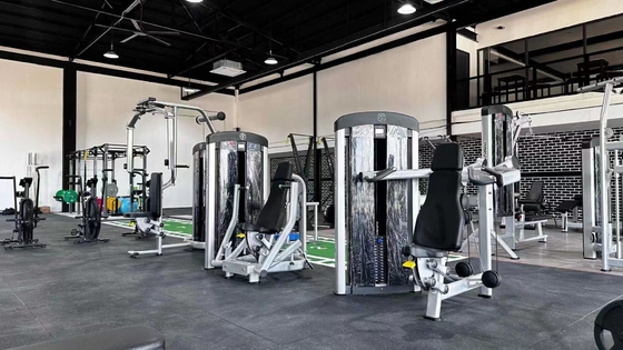 Gewerbliche Fitnessstudio-Ausrüstung Pin-belastete äußere Oberschenkel-Übungsmaschine mit verstellbarem Sitz