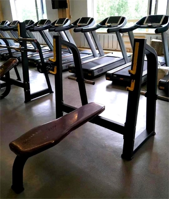 Stahlmedium Loader Fitnessgeräte Schulter Brustpresse mit Flachgewichtsbank