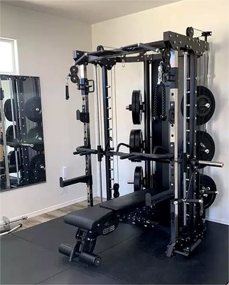 Multifunktionales Smith-Maschinenregal für Krafttraining