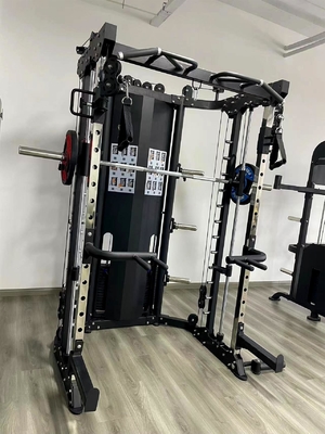 Optional Auswählbarer Rahmen Farbe Festigkeit Training Smith Maschine mit Kabel überqueren