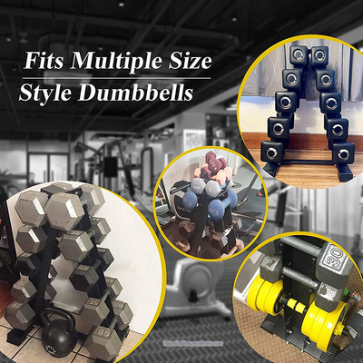 Mehrschicht-Speicherhalter Portable Dumbbell Rack Fitness-Tower Stand für kommerzielle
