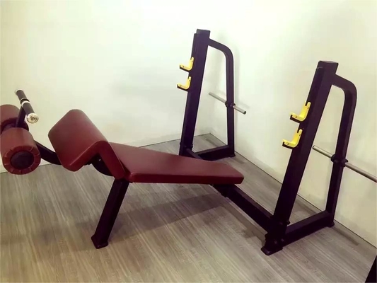 Mittlere Belastung Stärke Training Brust Druck Gewicht Bänke Racks Rückgang Bänk Press