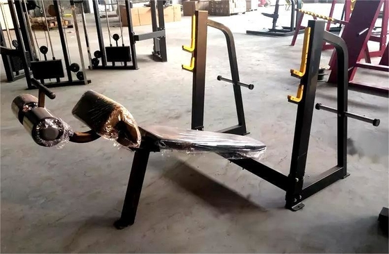 Mittlere Belastung Stärke Training Brust Druck Gewicht Bänke Racks Rückgang Bänk Press