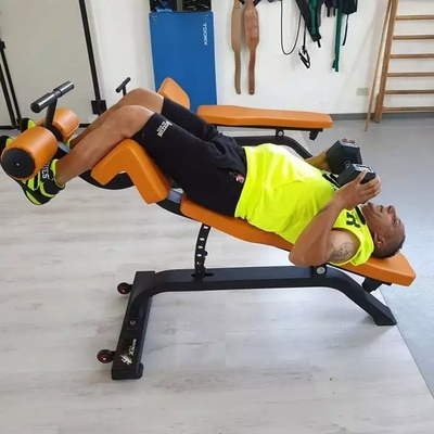 Unisex-Sportstudio Kraftübungsbank Verstellbare Neigung Rückgang Bänk Fitnessgeräte