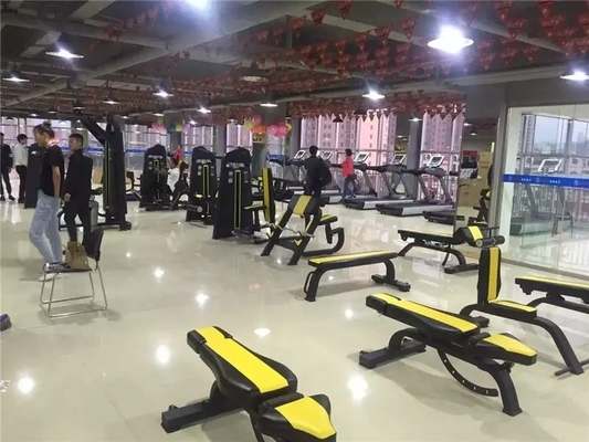 Unisex-Sportstudio Kraftübungsbank Verstellbare Neigung Rückgang Bänk Fitnessgeräte