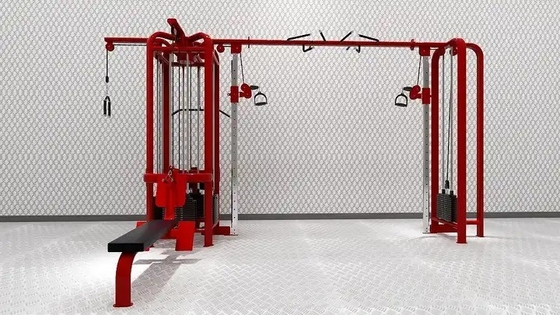 Krafttrainingskabelmaschine Gym Multi Station Gymmaschine mit verstellbarer Riemen