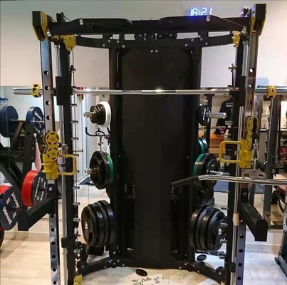 Shandong kommerzielle Fitnessstudio Fitness Ausrüstung Multi Smith Maschine aus Q235 Stahlrohr