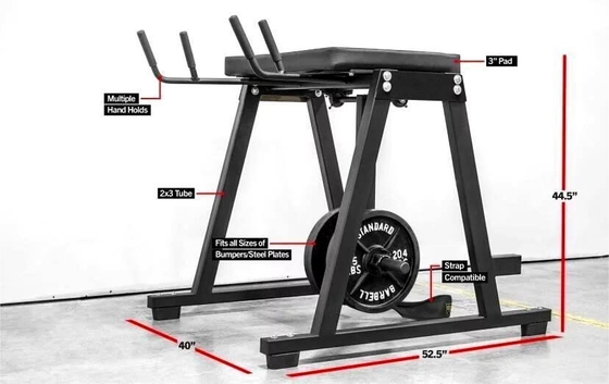 Rohrdicke 3,0 mm Umkehrhypermaschine für Beinkraft-Training Fitnessgeräte