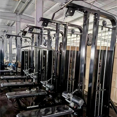 Heimgymnastik 2 in 1 sitzende Lat-Pulldown-Maschine mit kommerzieller Stahlkonstruktion