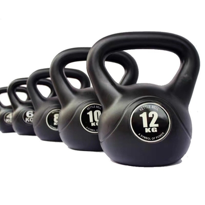 Tragbare Kettlebell für freies Krafttraining Gummibeschichtung Fitness-Übungskörper