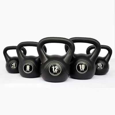 Tragbare Kettlebell für freies Krafttraining Gummibeschichtung Fitness-Übungskörper
