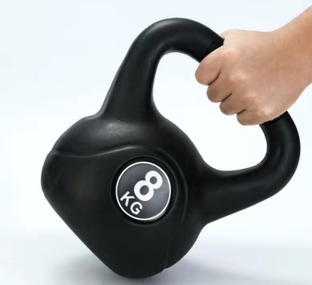 Tragbare Kettlebell für freies Krafttraining Gummibeschichtung Fitness-Übungskörper