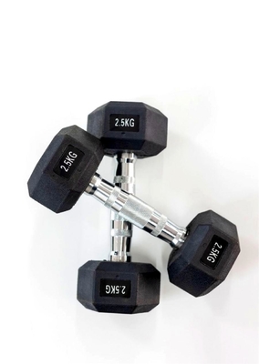 Hex-Gummibedeckung Dumbbell für Arme Verschiedene Gewichte von 2,5 kg bis 40 kg Männerabteilung
