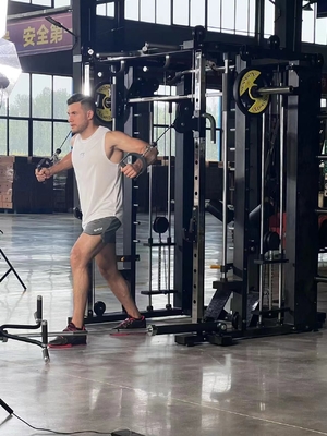 Beforeman-Gebäude Stahlkabel Crossover-Stromkäfig für multifunktionales Fitness-Training