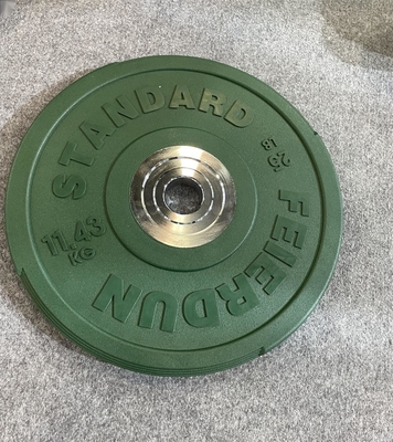 Gummibeschichtete Stahlschütze Gewichtsplatte für professionelle Fitnessstudio-Ausrüstung Verkauf 2,5-25kg
