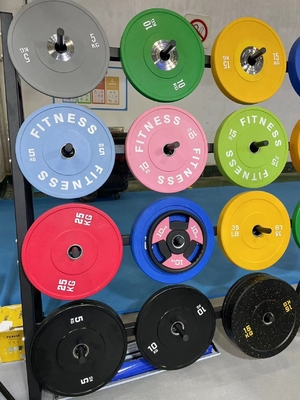 Gummibeschichtete Stahlschütze Gewichtsplatte für professionelle Fitnessstudio-Ausrüstung Verkauf 2,5-25kg