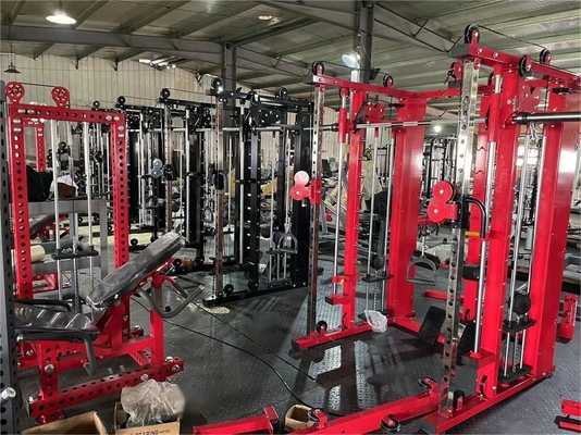 Brust, Arme und Schulter Training Befreeman Fitnessstudio All-in-One Smith Maschine mit Stahlgewichtsstapeln