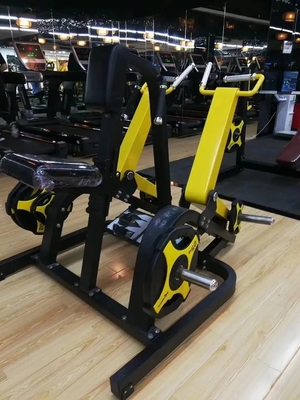 Fitness-Ausrüstung Neigung Ebene Reihe Trizeps Deltoiden Muskelaufbau Platte geladenes Rudern Maschine