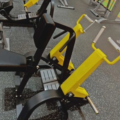 Fitness-Ausrüstung Neigung Ebene Reihe Trizeps Deltoiden Muskelaufbau Platte geladenes Rudern Maschine