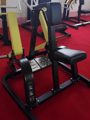 Fitness-Ausrüstung Neigung Ebene Reihe Trizeps Deltoiden Muskelaufbau Platte geladenes Rudern Maschine