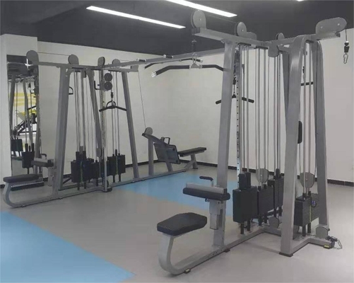 8 Stationen Funktionaler Trainer Fitnessstudio Ausrüstung für Unisex Optional Auswählbare Rahmenfarbe