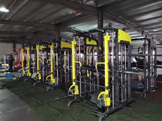 8 Stationen Funktionaler Trainer Fitnessstudio Ausrüstung für Unisex Optional Auswählbare Rahmenfarbe