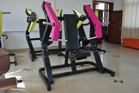 Plattenbelastete Brustpresse für Fitnessübungen Körperrückenverlängerung und Schulterübungen
