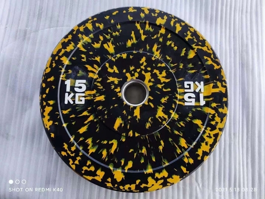 15 lb 30 lb 45 lb Gym Gummi Gewichtsplatten Set für maßgeschneidertes Logo freies Gewicht Training