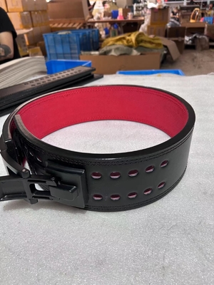 Verstellbarer Gewichthebergürtel aus Leder 13 MM Hebel Gewichthebergürtel