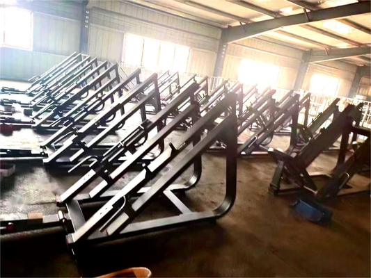 Q235 Plattenladen Kalb Quads 45 Grad Bein Press Hack-Slide für kommerzielle Fitness-Gym