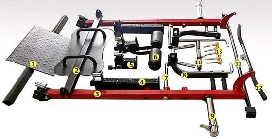 260 kg Kapazität Fitnessstudio Ausrüstung Smith Maschine Zubehör für individuelle Trainingseinheiten