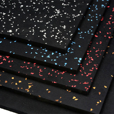 Gymnastik Gummi Matte mit Dicke Optionen von 10mm/15mm/20mm/25mm/30mm und hohe Haltbarkeit