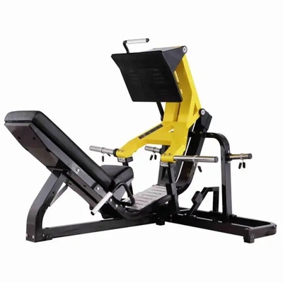 Customized Logo Stahlplatte geladen Gym Fitness-Ausrüstung 45 Grad Bein Press-Maschine