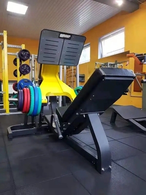 Customized Logo Stahlplatte geladen Gym Fitness-Ausrüstung 45 Grad Bein Press-Maschine