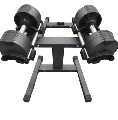 Umfassende Fitness-Übungen Dumbbells Freies Gewicht Kunststoff einstellbare Fitness-Ausrüstung