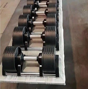 Umfassende Fitness-Übungen Dumbbells Freies Gewicht Kunststoff einstellbare Fitness-Ausrüstung