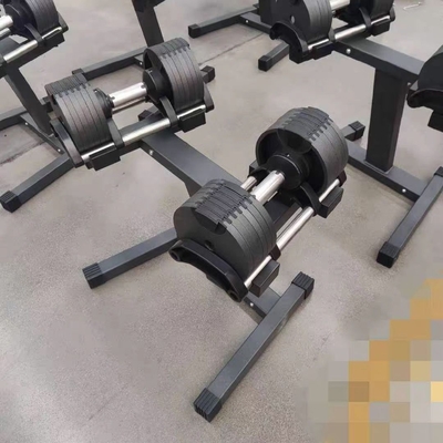 Umfassende Fitness-Übungen Dumbbells Freies Gewicht Kunststoff einstellbare Fitness-Ausrüstung