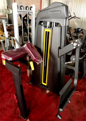 Professionelle Fitness-Ausrüstung für den Fitnessstudio mit sitzender Bicep-Maschine für Krafttraining